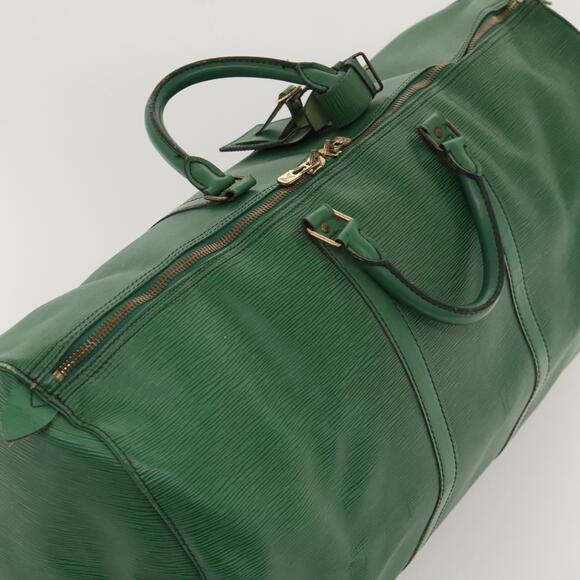LOUIS VUITTON Epi Keepall 60 Boston Bag Green M42944 - Picture 6 of 16